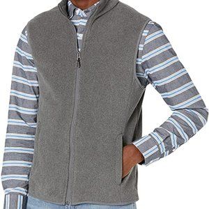 Amazon Essentials Men's Full-Zip Polar Fleece Vest